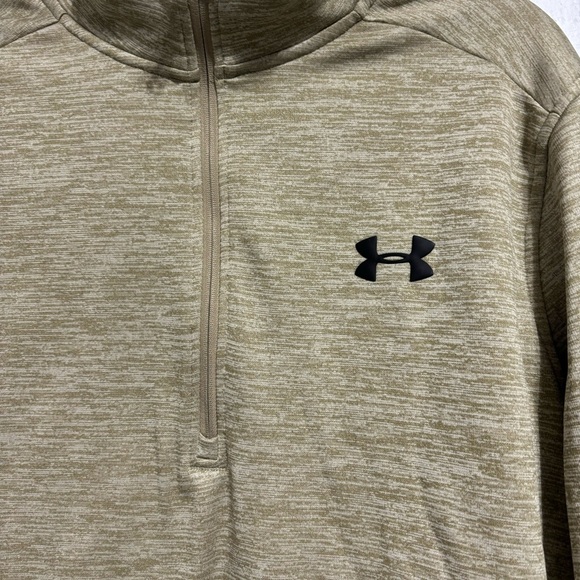 Under Armour Loose 1/4 Quarter Zip Pullover Men's Medium Sweatshirt Jacket - Picture 2 of 6